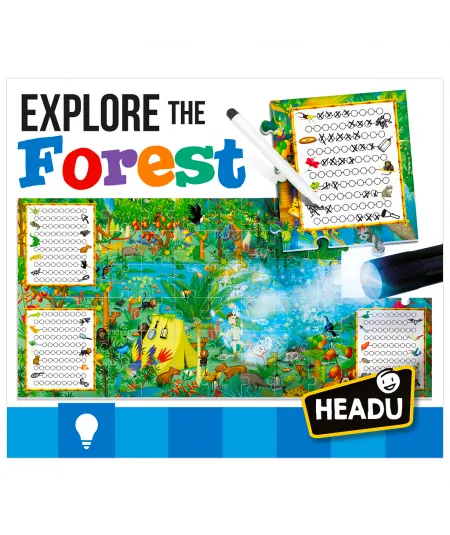 Gioco puzzle esplora la foresta IT22304 Headu Headu - 3