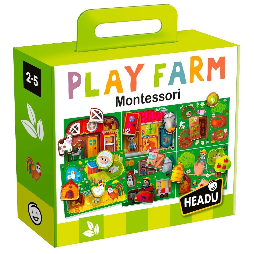 Montessori granja juego MU23608 Headu Headu - 1