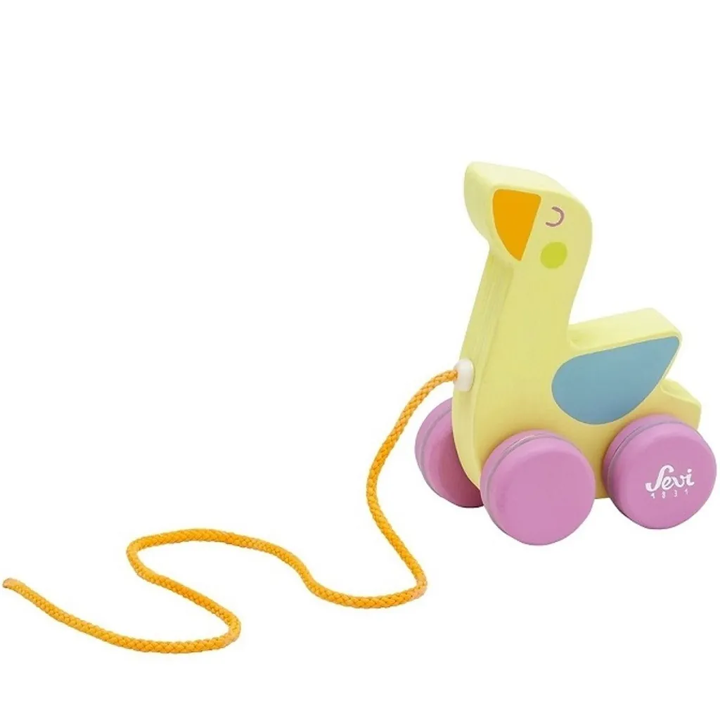 Towable wooden goose 83085 Sevi Trudi Trudi by Sevi - 1