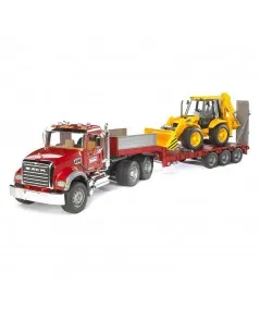 MACK Granite + JCB 4CX 02813 Bruder Bruder - 1
