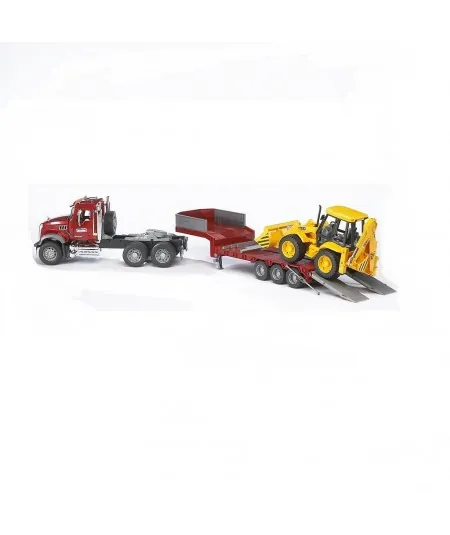MACK Granite + JCB 4CX 02813 Bruder Bruder - 2