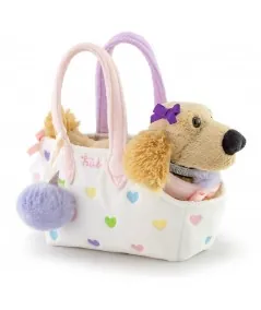 Peluche kiki Chien arc-en-ciel avec sac 29619 Trudi Trudi - 1