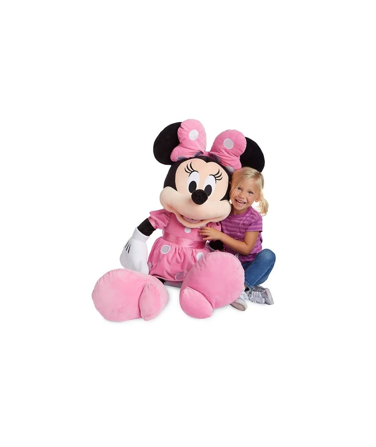 Ogromna różowa pluszowa Myszka Minnie Disney Store Disney Store - 1