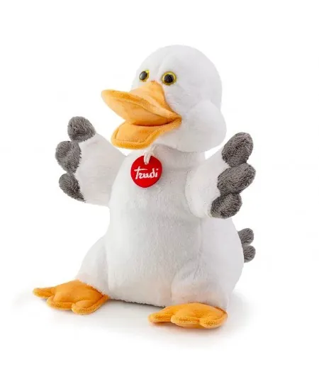 Peluche canard de marionnettes TUDH2000 Trudi Trudi - 1