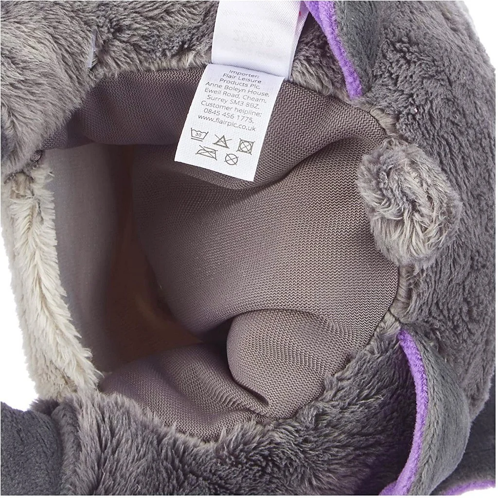 Onwomania Pipistrello Gigante Peluche 73 Cm Grigio, Morbido E Coccoloso, Per Bambini E Adulti, Lavabile, Regalo