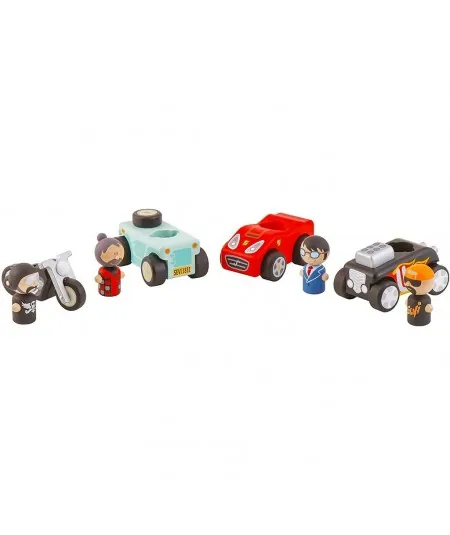 Parking deck de madera con coches de juguete 82987 Sevi Trudi Trudi by Sevi - 4