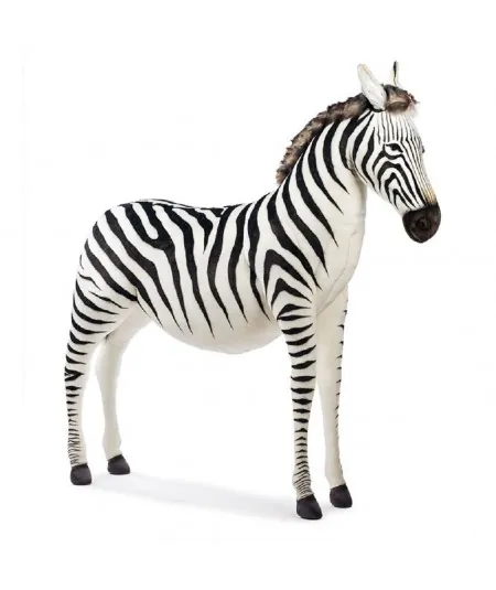 Peluche géant zèbre taille réelle 2600 Hansa Hansa - 1