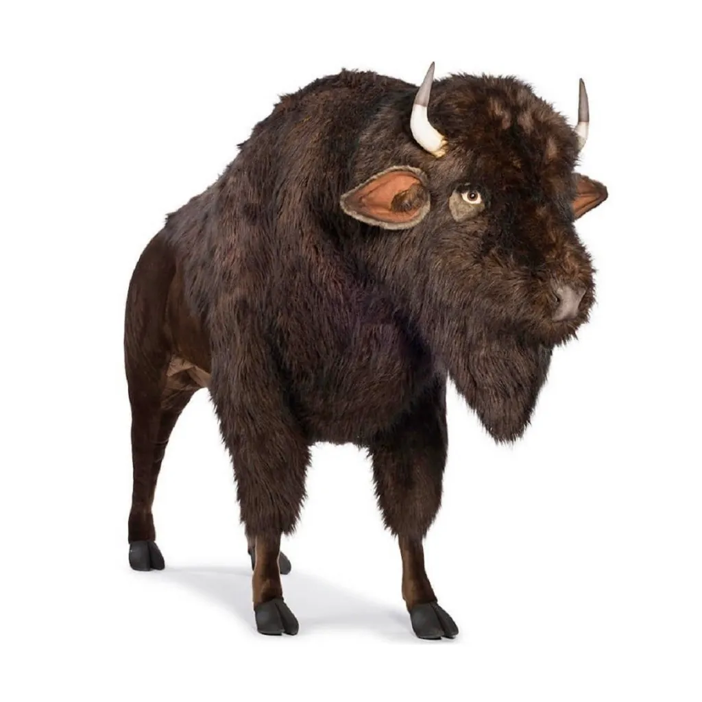 Peluche bison gigante real tamaño 4883 Hansa Hansa - 1