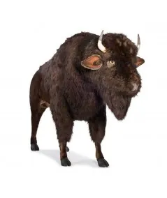 Peluche bison taille réelle 4883 Hansa Hansa - 1