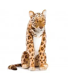 Peluche leopard assis géant taille réelle 4119 Hansa Hansa - 1