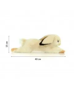 Peluche lapin blanc couché 6523 Hansa Hansa - 3