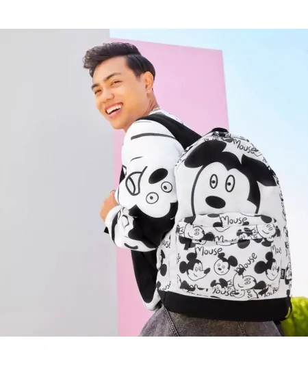 Mochila Mickey Mouse gran escuela gris Artist Series Disney Store Disney Store - 5