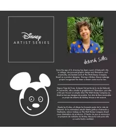 Duży szary plecak szkolny Myszka Miki z serii Artist Series Disney Store Disney Store - 6