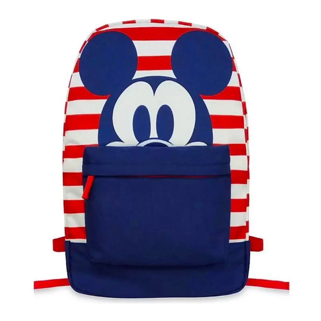 Duży plecak szkolny w paski z Myszką Miki Disney Store Disney Store - 1 Duży plecak szkolny w paski z Myszką Miki Disney Store Disney Store - 1