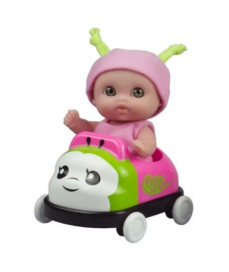 Bambola mini Lil Cutesies con auto rosa 16926 Jc Toys Jc Toys - 1