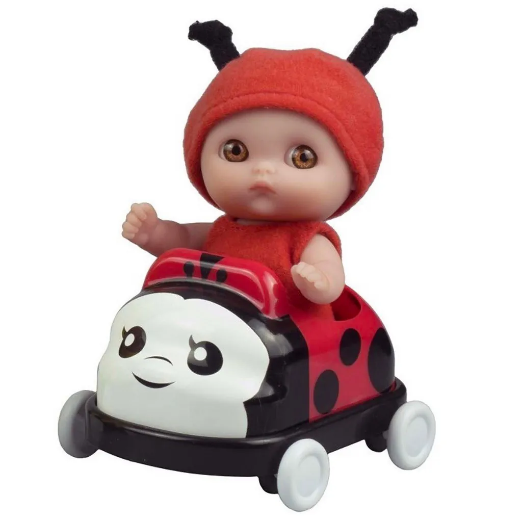 Bambola mini Lil Cutesies con auto rossa 16926 Jc Toys Jc Toys - 1