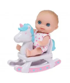 Bambola mini Lil Cutesies con dondolo unicorno 16912-4 Jc Toys Jc Toys - 1