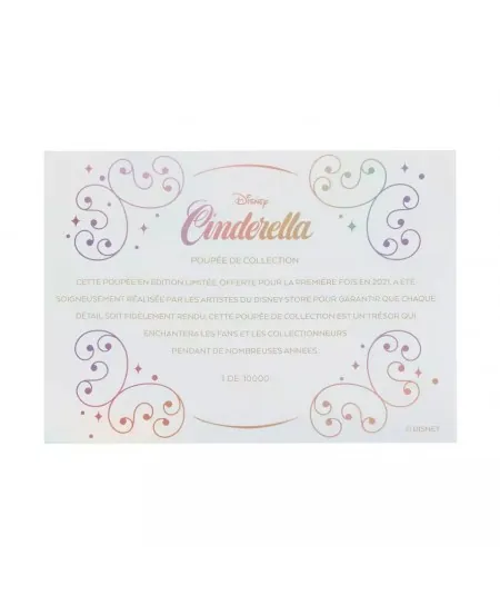Poupée edition limitée Cendrillon 50° anniversaire Walt Disney World Disney Store Disney Store - 8