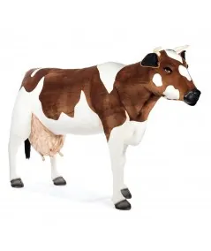 Peluche mucca gigante dimensioni reali 3178 Hansa Hansa - 1