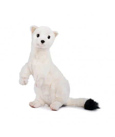 Peluche ermellino bianco seduto 4860 Hansa Hansa - 1