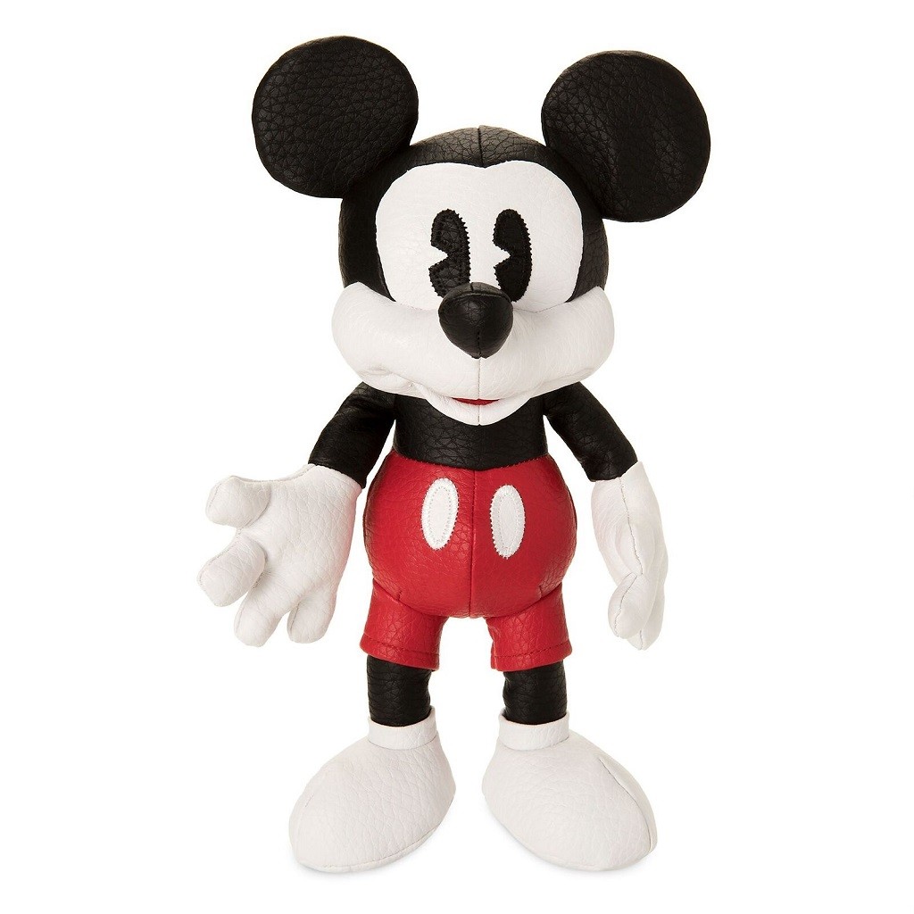 Disney Store Mickey Mouse small plush in faux leather