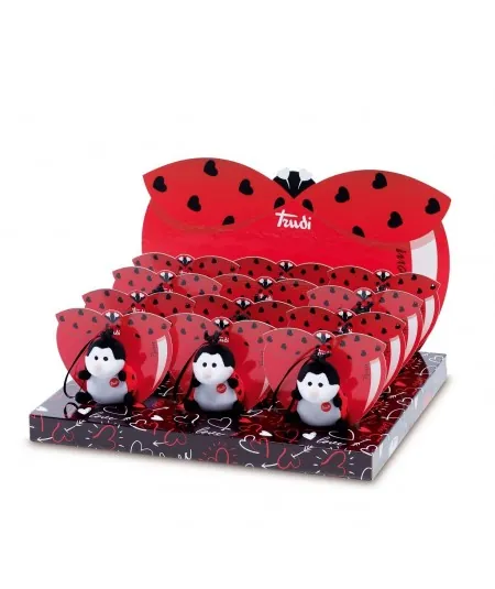 Mini słodka pluszowa biedronka z sercem 51328 Trudi Trudi - 4