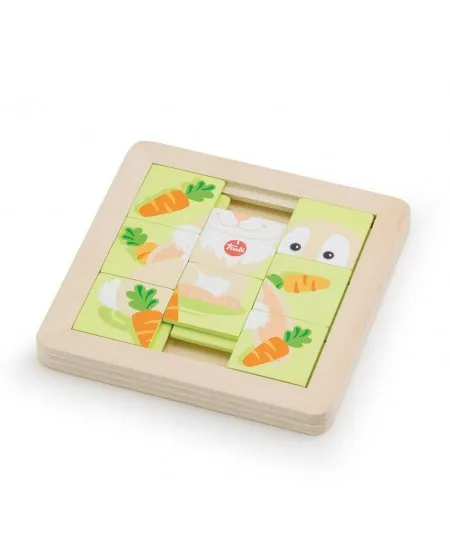 Oliviero wooden rabbit slide puzzle TUE44000 Trudi Living Trudi by Sevi - 2