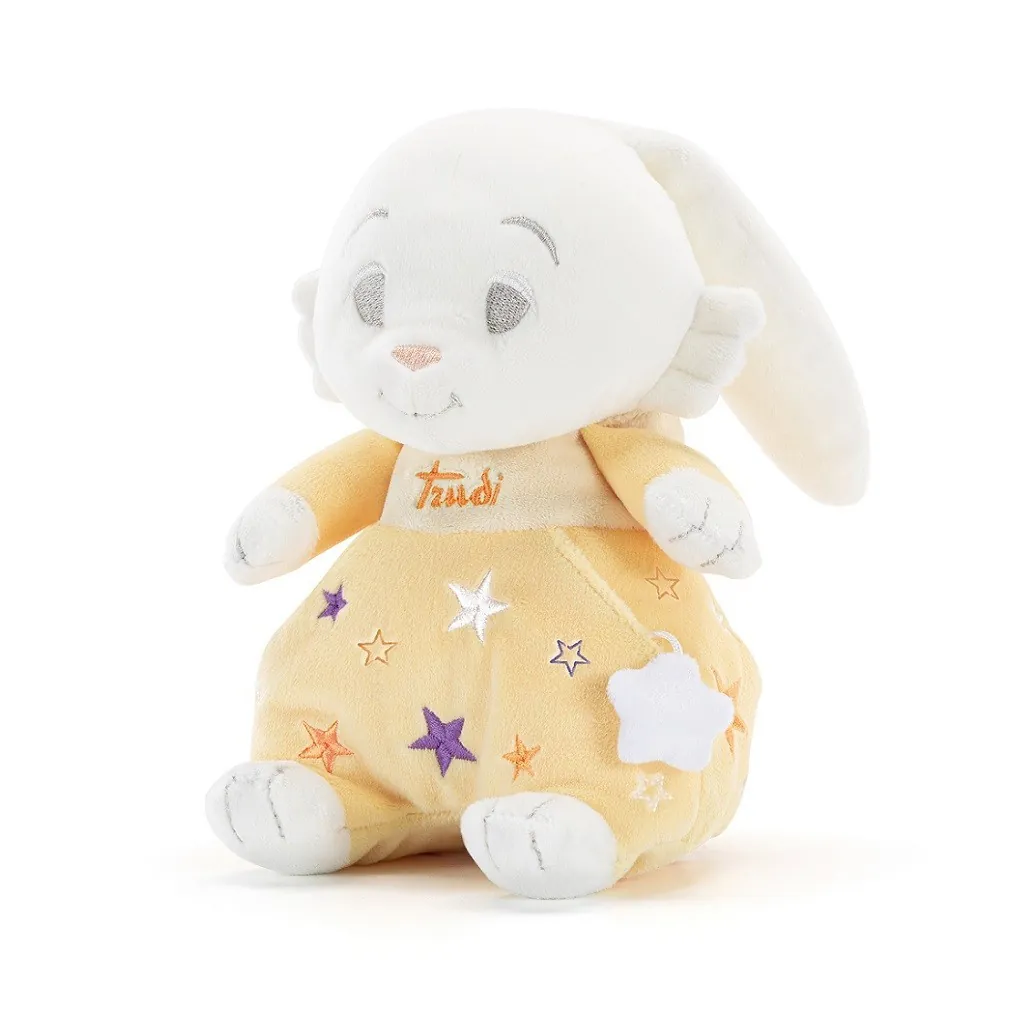Rabbit pluszowy z żółtą sukienką rozmiar S 18172 Trudi Trudi - 1