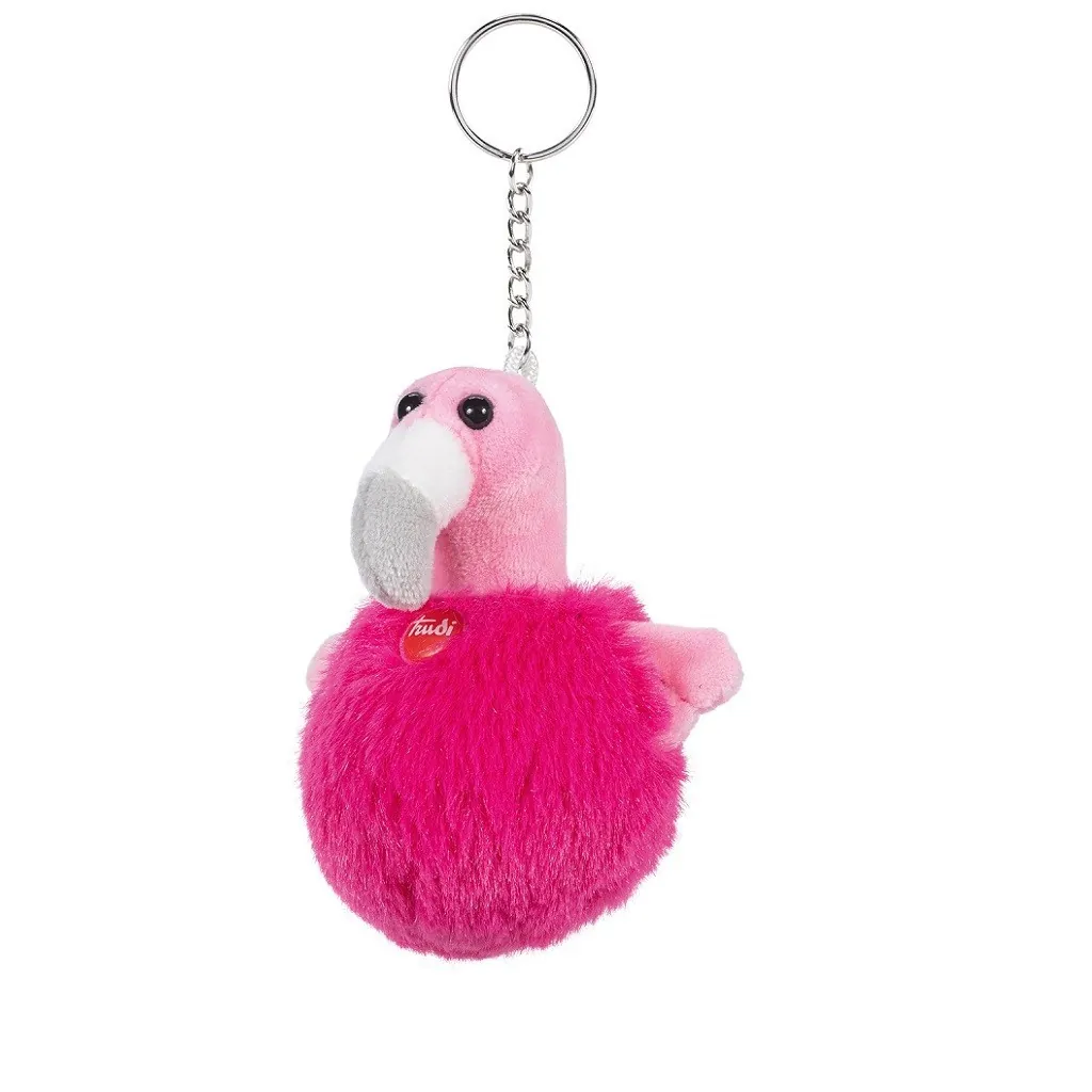 Llavero de peluche con flamenco Bubbly 55493 Trudi Trudi - 1