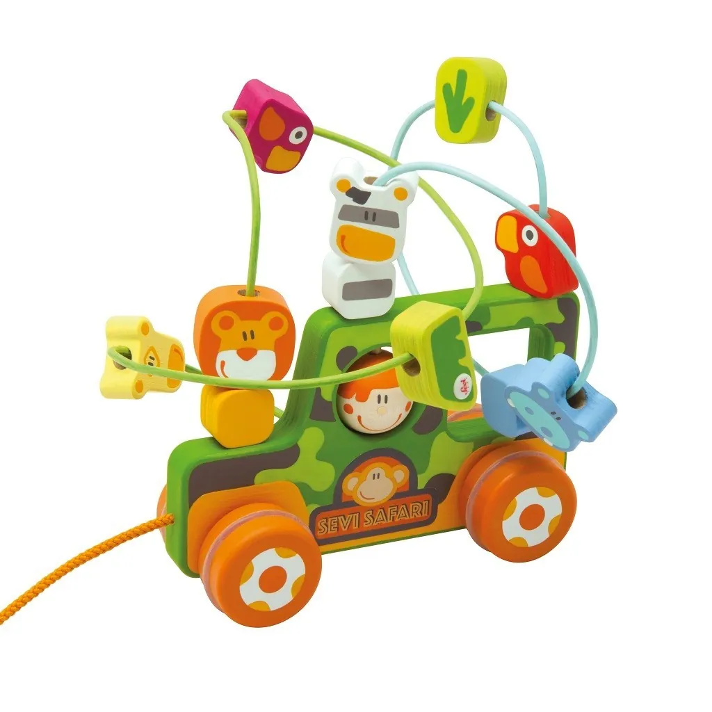 Labyrinth with wooden wheels Safari 82942 Trudi Living Trudi by Sevi - 1