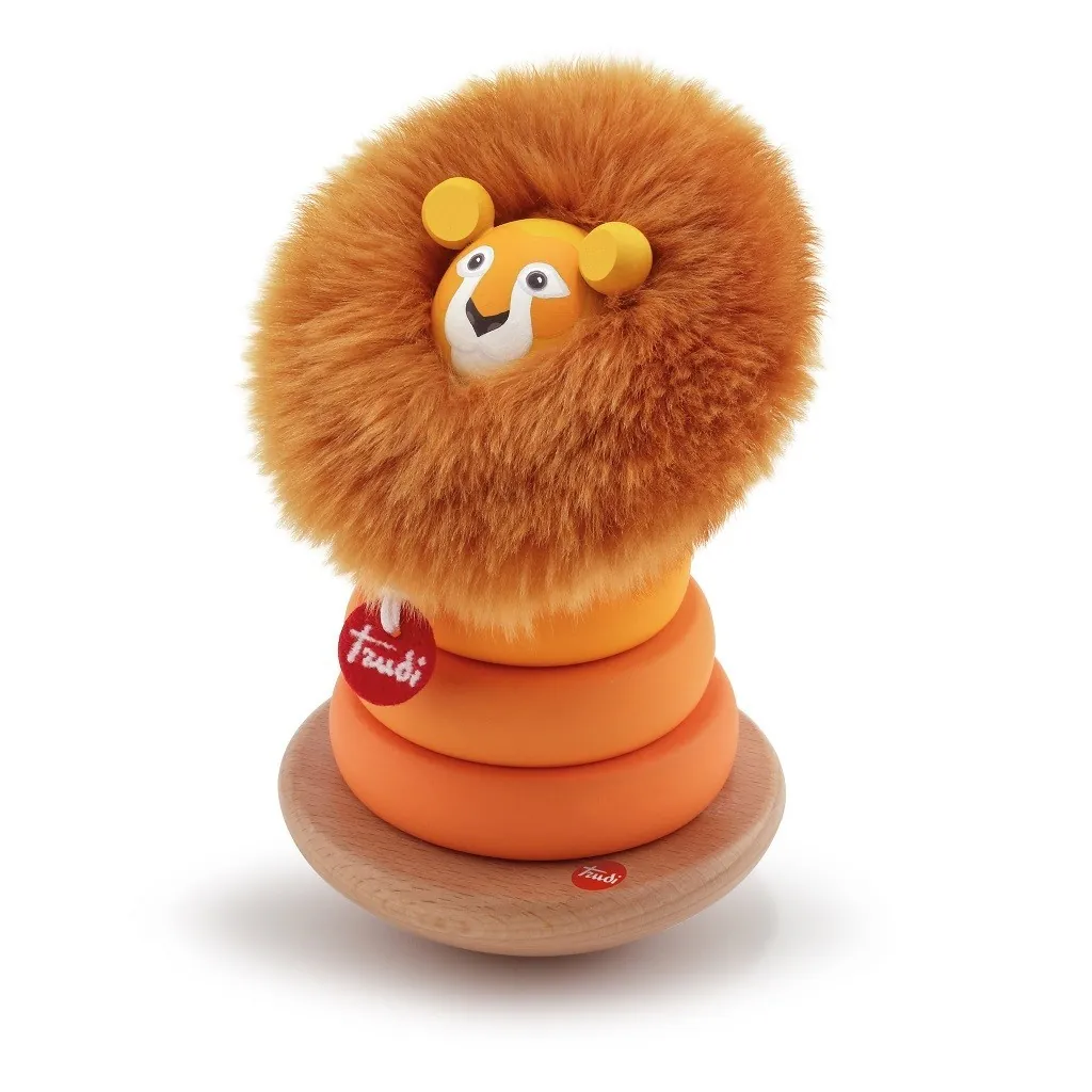 Stackable magnetic lion wood 88009 Trudi Living Trudi by Sevi - 1