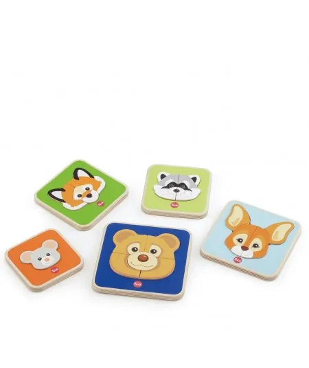 Puzzle uczy się drewnianych liczb 88012 Trudi Siwy Trudi by Sevi - 2