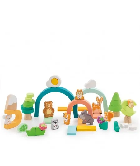 Set constructions life in wood wood TUE43000 Trudi Living Trudi by Sevi - 3