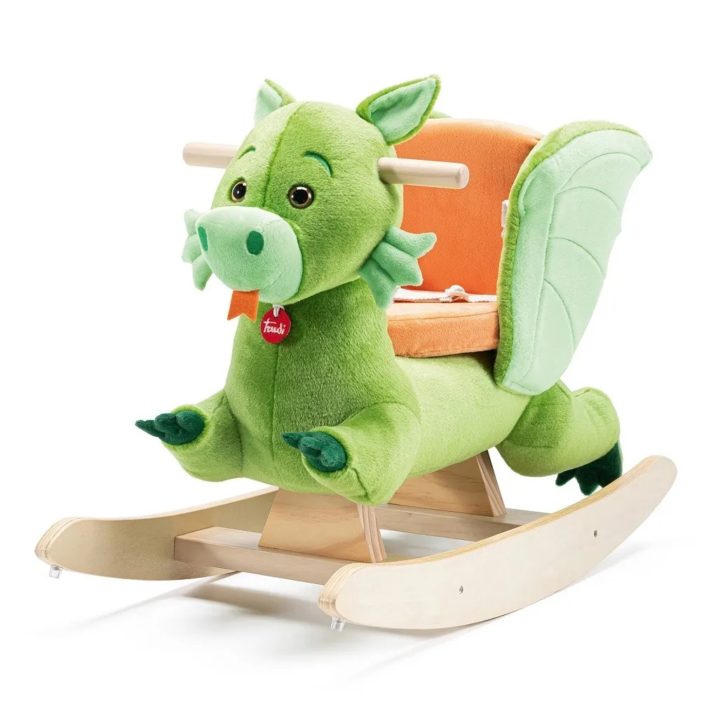 Correpasillos mecedor dragón verde 29807 Trudi Trudi - 1