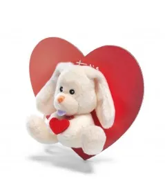 Peluche mini conejo Virgil con corazón 51329 Trudi Trudi - 2