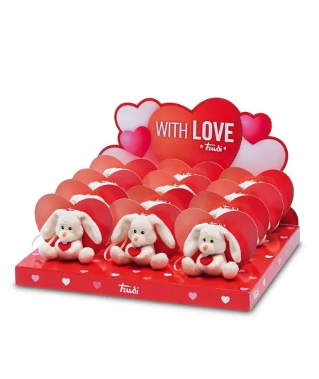 Peluche mini lapin Virgil avec coeur 51329 Trudi Trudi - 3