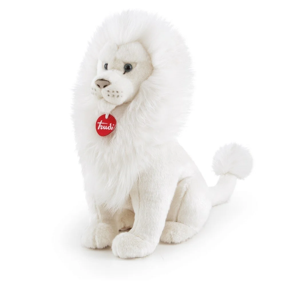 Peluche clásico tamaño exótico L Leone bianco Leonardo 17010 Trudi Trudi - 1