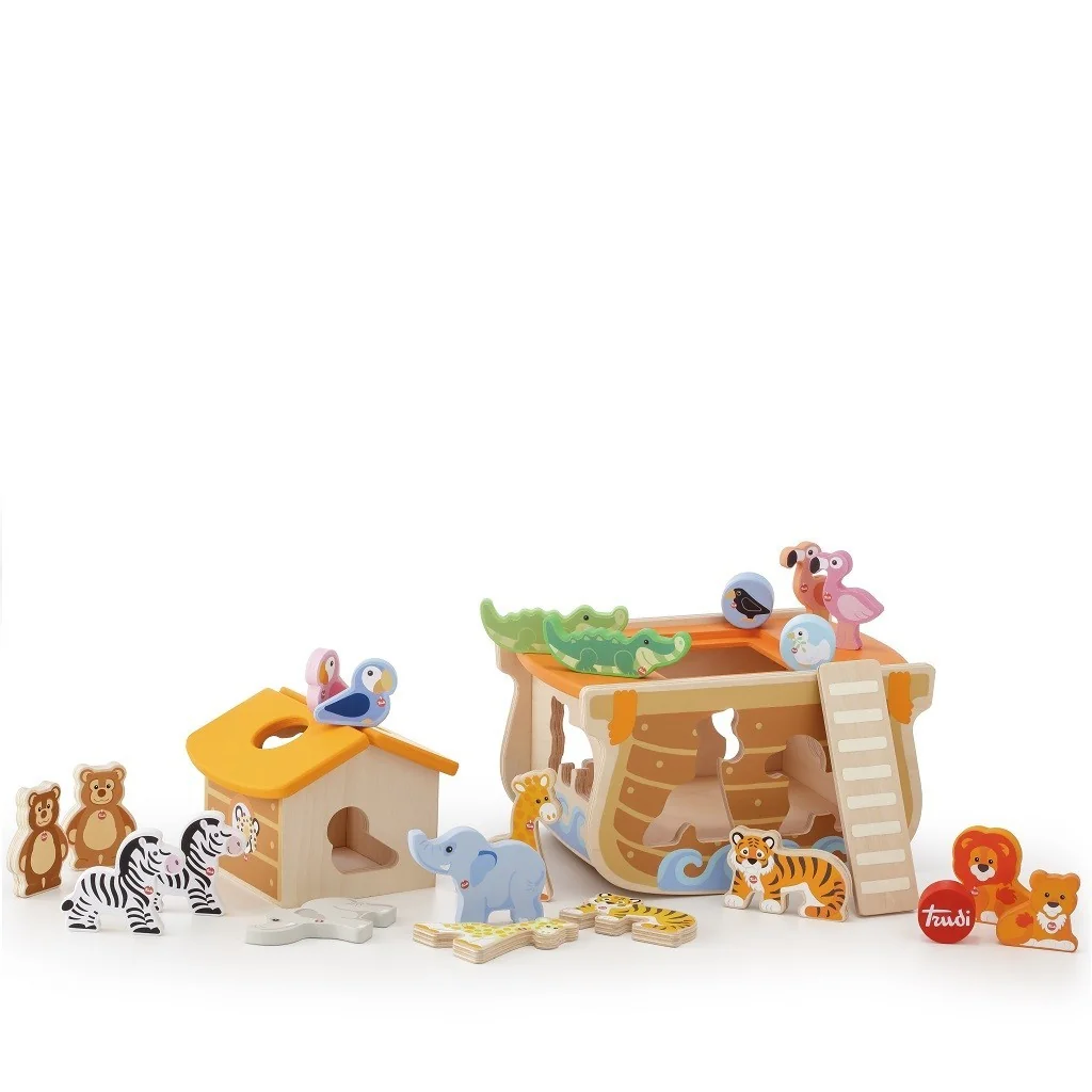 Noah's Ark wooden game 88015 Sevi Trudi Trudi by Sevi - 1
