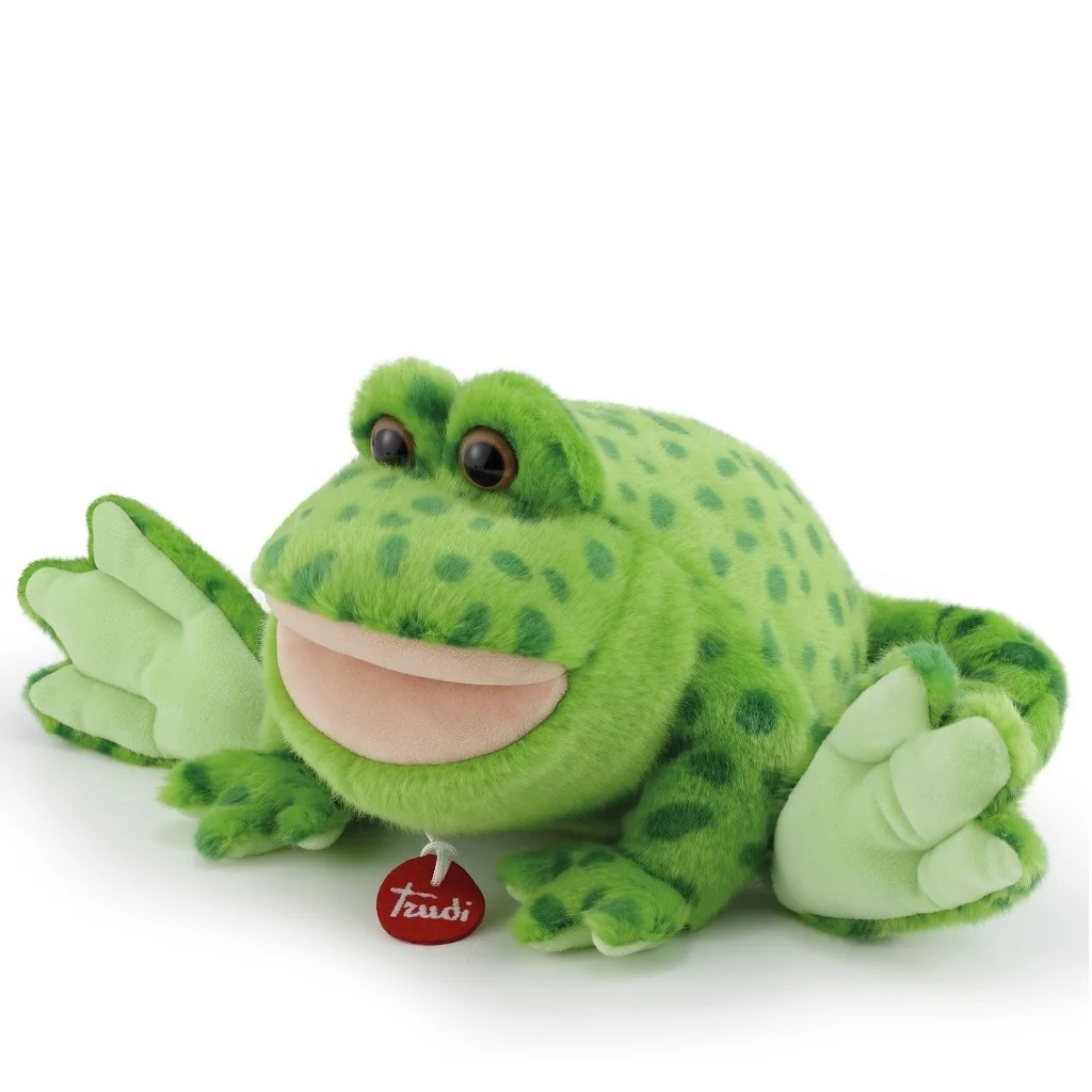 Klasyczna leśna pluszowa żabka w rozmiarze M Rita 24763 Trudi Trudi - 1 Klasyczna leśna pluszowa żabka w rozmiarze M Rita 24763 Trudi Trudi - 1