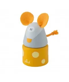 Porte-dents en bois souris jaune 82972 Sevi Trudi Trudi by Sevi - 1