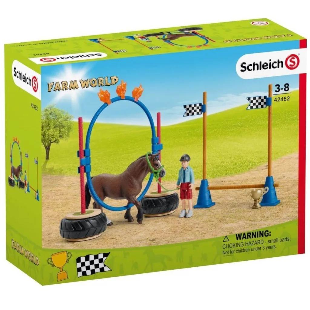 Pony-Agility-Wettkampfset 42482 Schleich Schleich - 1