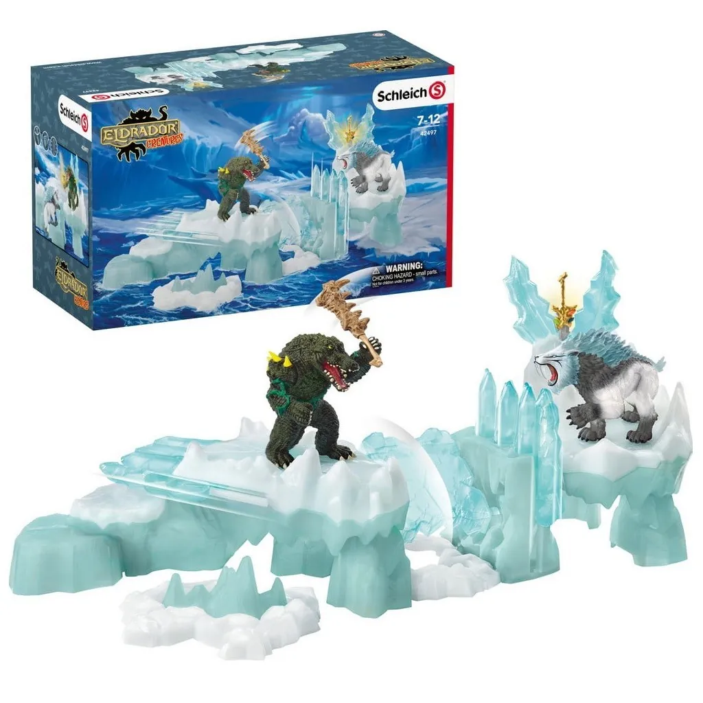 Set da gioco attacco alla fortezza di ghiaccio 42497 Schleich Schleich - 1