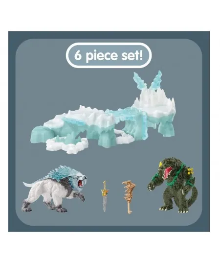 Zestaw Atak na Lodową Twierdzę 42497 Schleich Schleich - 2