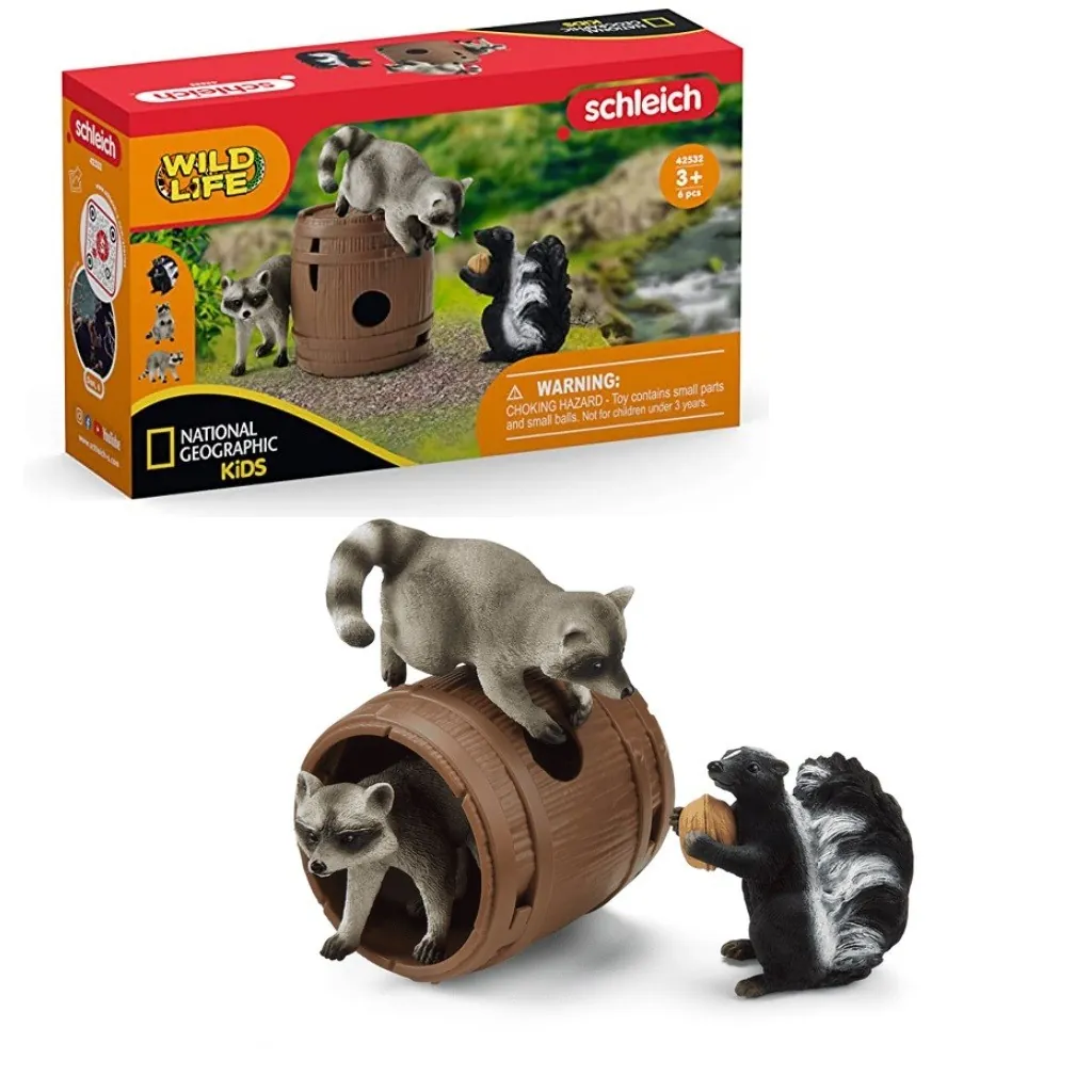 Zestaw do zabawy w dzikie życie z orzechem 42532 Schleich Schleich - 1