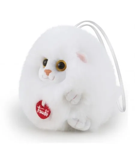 Plush white cat charm 29082 Trudi Trudi - 1