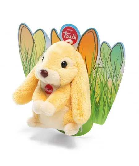 Peluche lapin doux jaune 52225 Trudi Trudi - 1