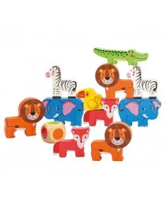 Wooden stackable animals 88047 Trudi Living Trudi by Sevi - 1