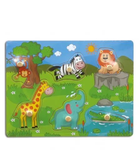 Wooden 88040 Savanna Puzzle Trudi Living Trudi by Sevi - 1