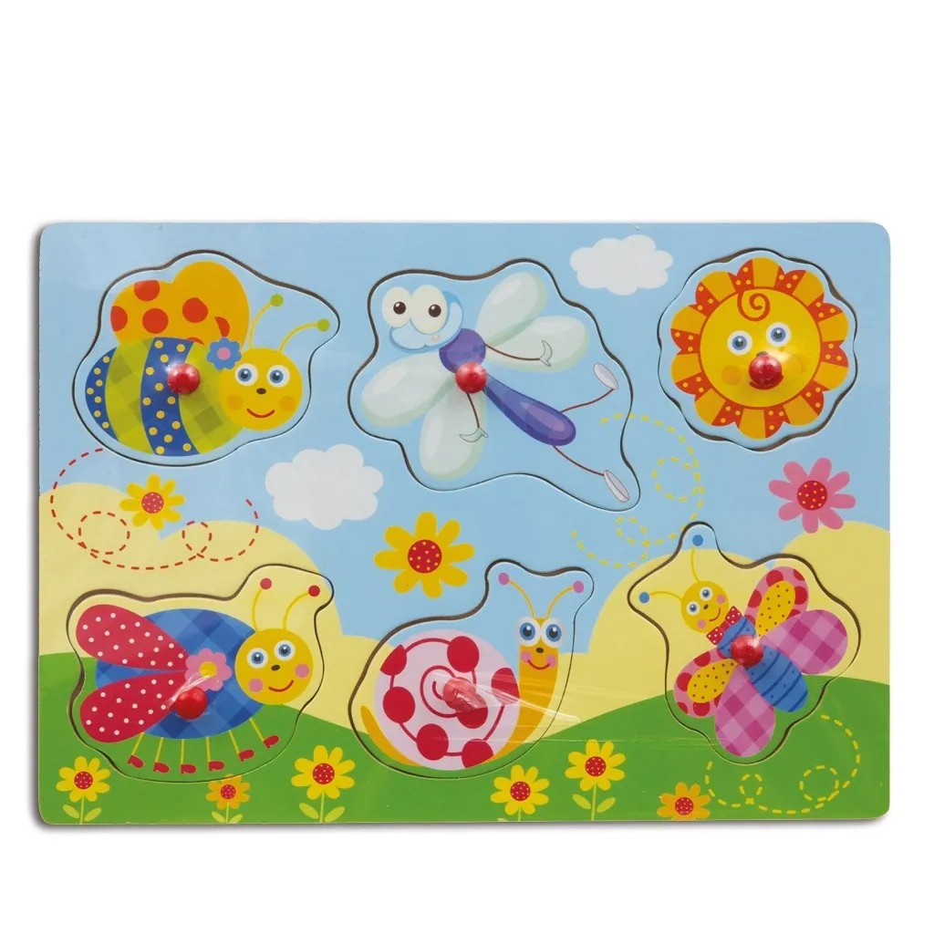 Puzzle incastri 88040 Wooden insects Trudi Living Trudi by Sevi - 1