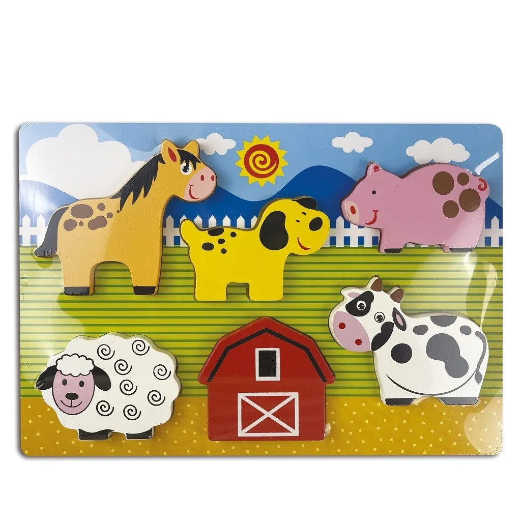 Puzzle 3D Sound Farm Wooden 88039 Trudi Vivir Trudi by Sevi - 1